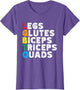 LGBTQ Legs Glutes Biceps Triceps Quads Gay Gym Exercise