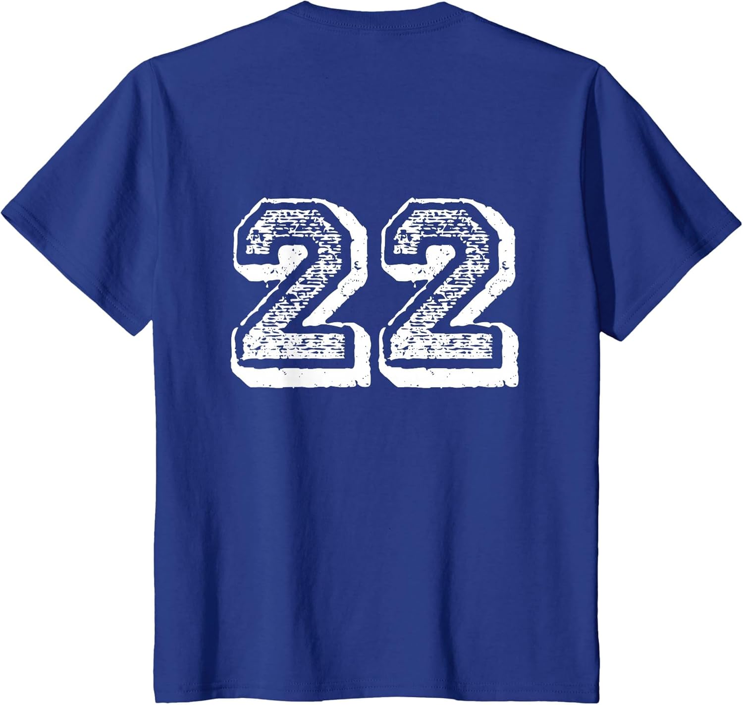 Number 22 Sports Jersey Player #22 Fan Back Print Vintage