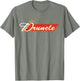 DRUNCLE Like an Uncle JUST Drunker Beer Logo Label T Shirt