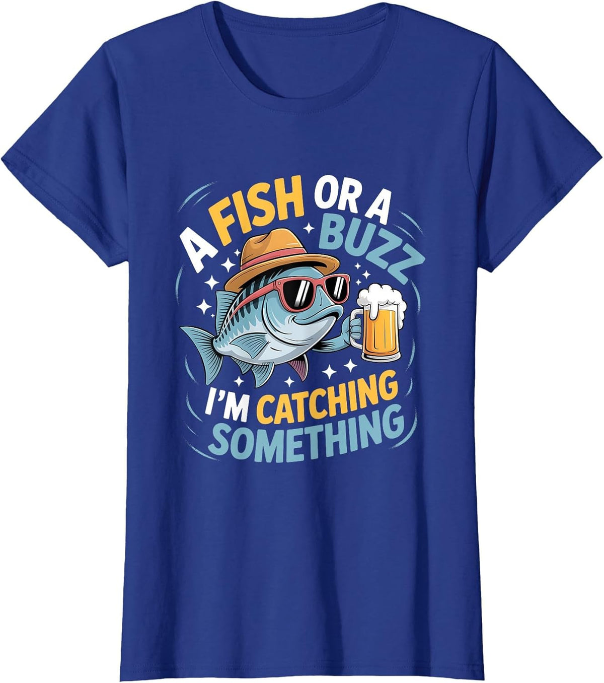 Fisherman Fishing A Fish Or A Buzz I'm Catching Something