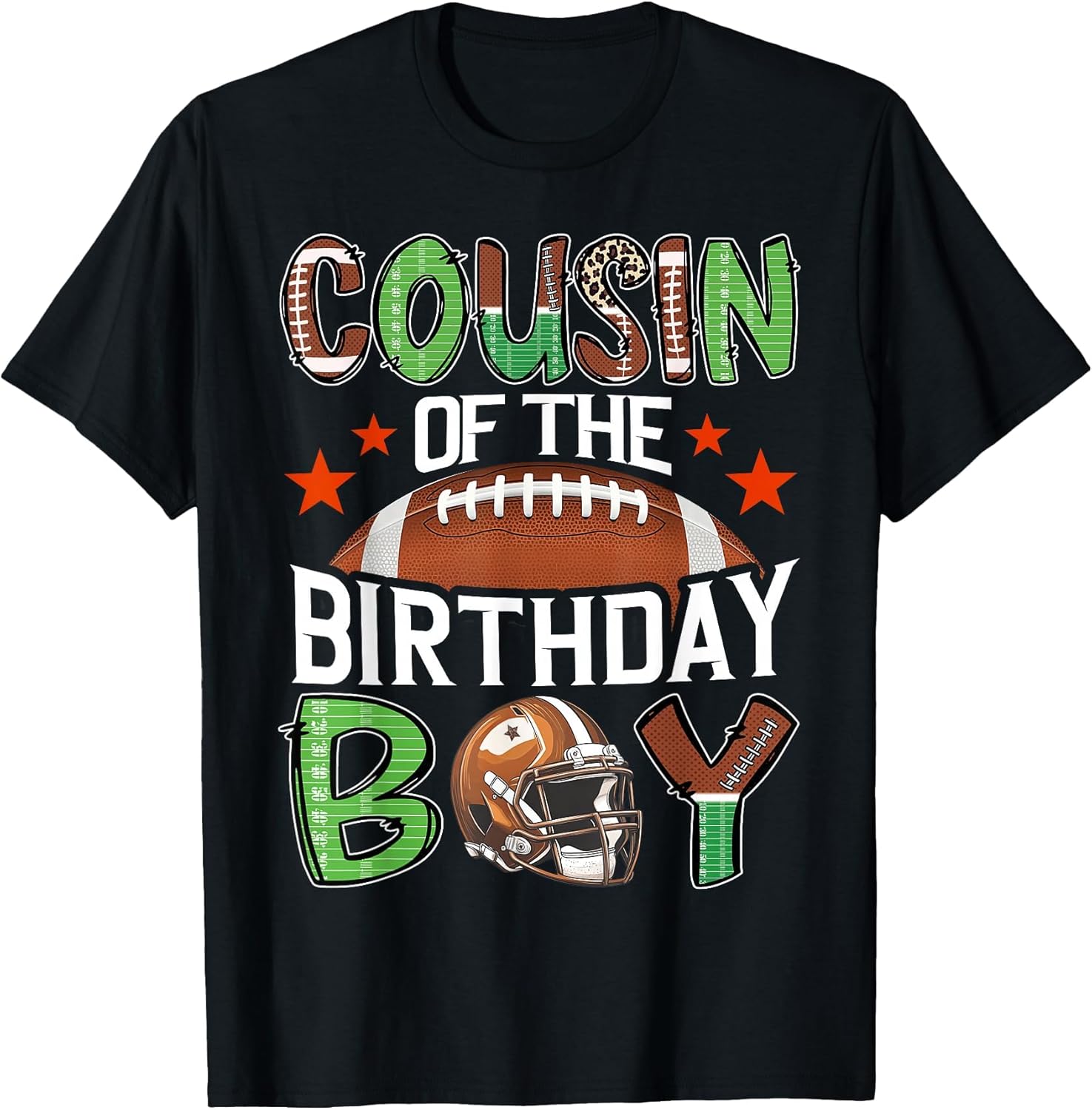 Cousin of The Birthday Boy Game Day Football