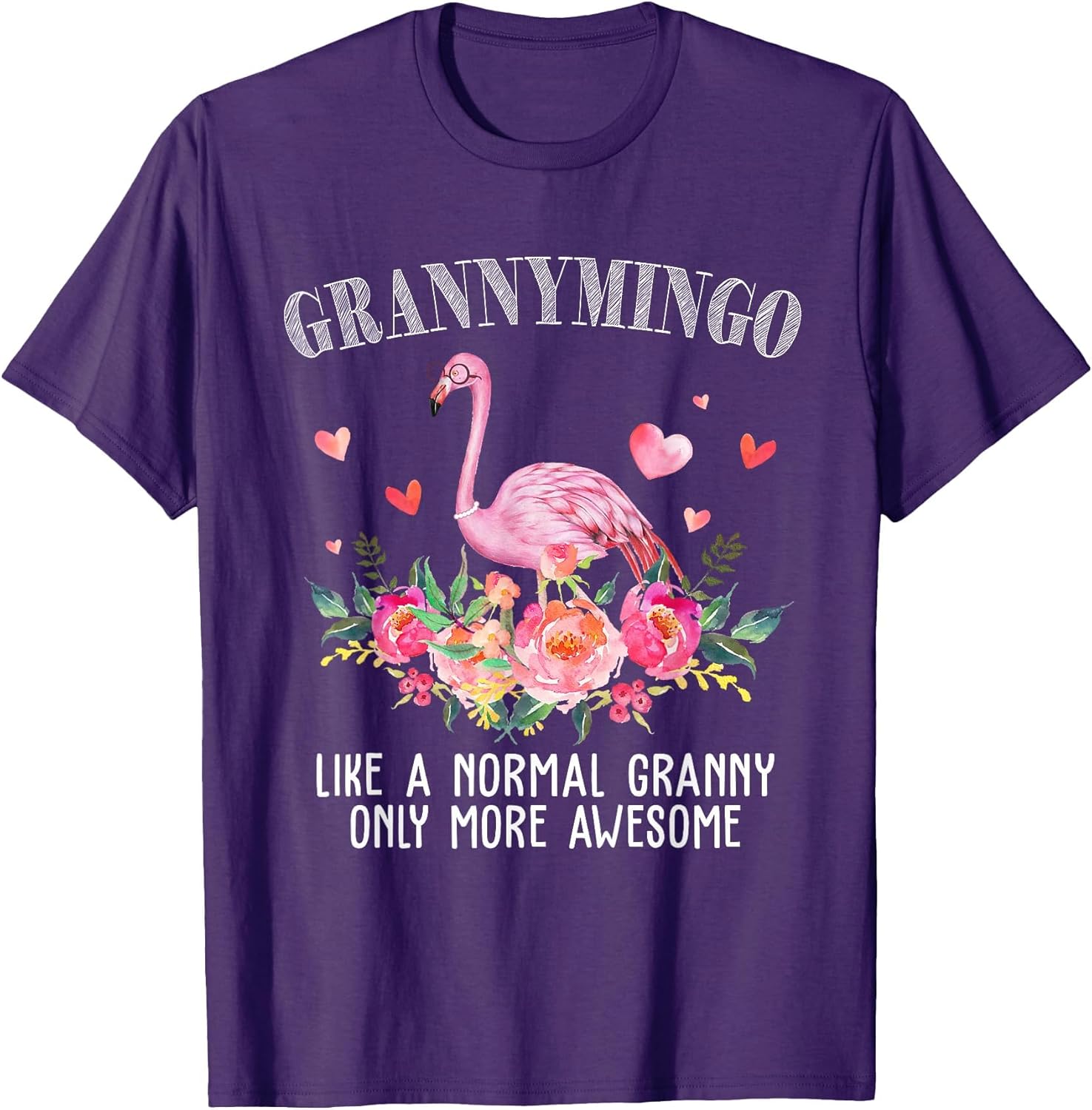 Flamingo Grannymingo Like a Normal Granny Gift Funny Grandma