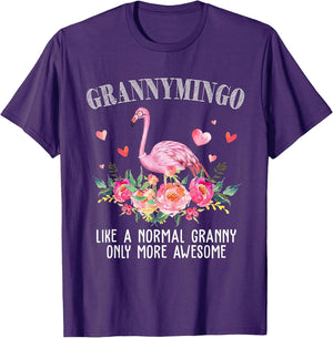 Flamingo Grannymingo Like a Normal Granny Gift Funny Grandma