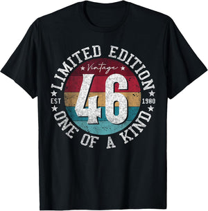 46 Year Old Gifts Vintage 1980 Limited Edition 46th Birthday