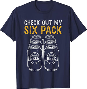 Funny Check Out My Six Pack Novelty Beer Women's and Men's