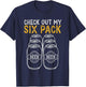 Funny Check Out My Six Pack Novelty Beer Women's and Men's