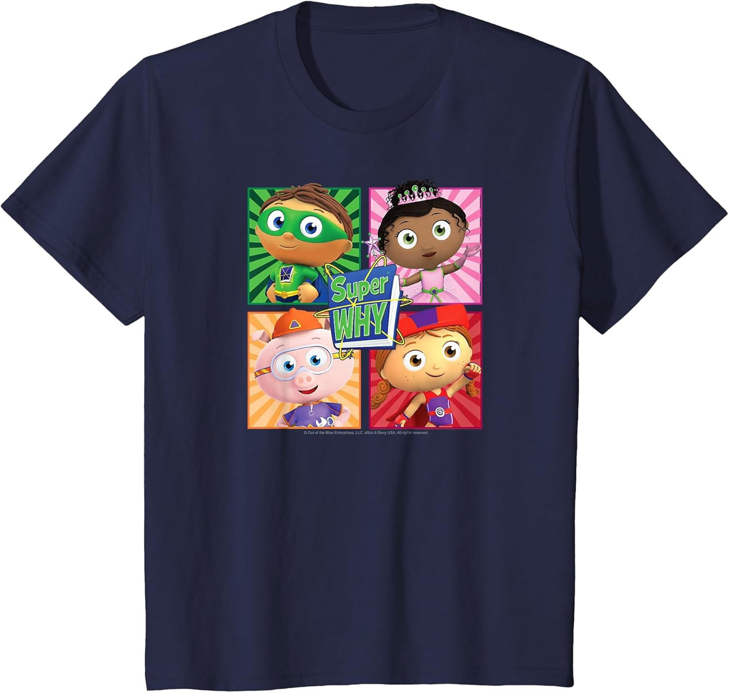Kids Super Why - Character Grid