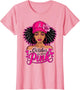 in October We Wear Pink Black Woman Magic