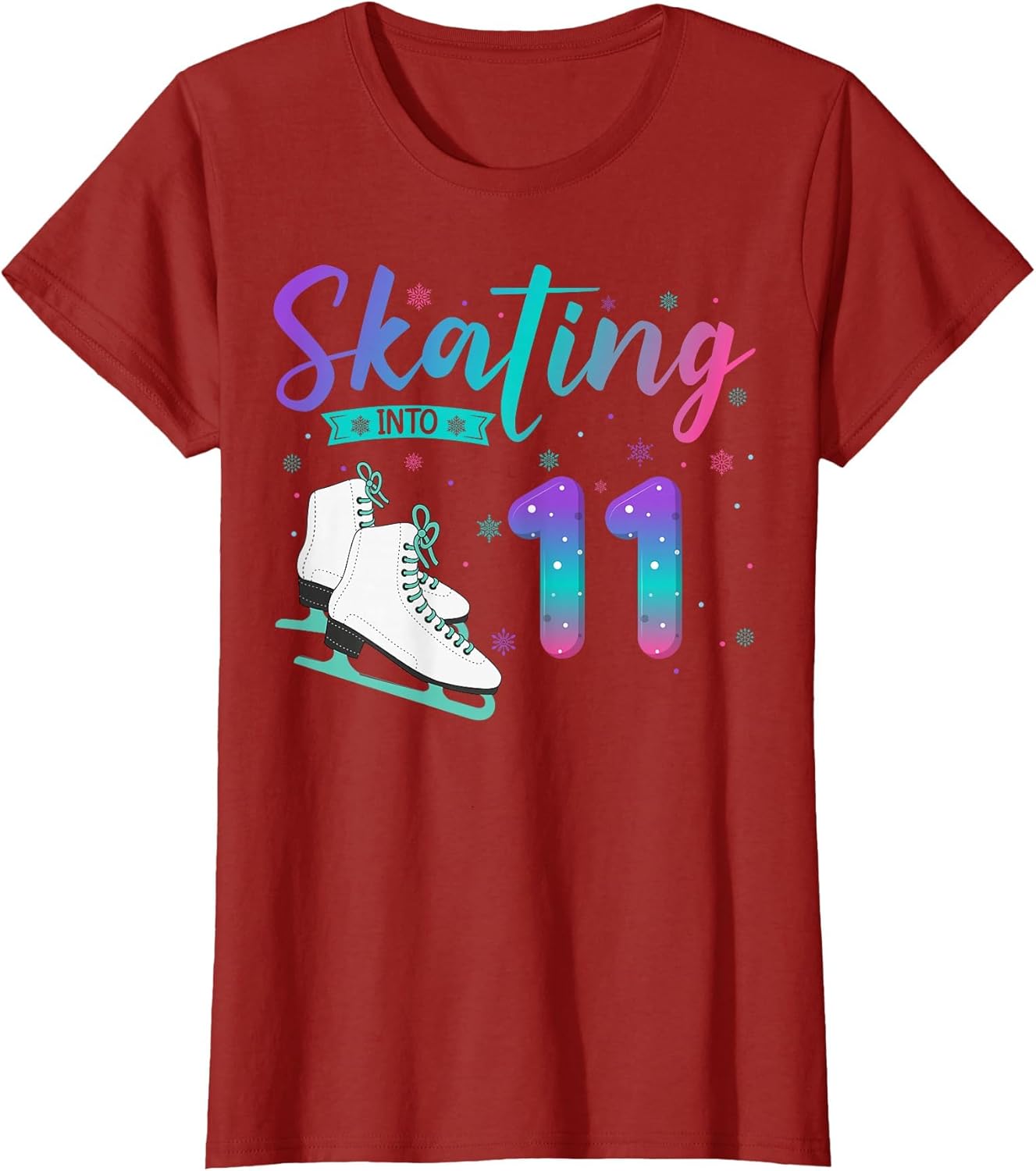 11 Year Old Girl Ice Skating Into 11th Birthday
