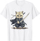 Japanese Art Cat Ninja Ukiyo-e Anime Style Samurai Cat