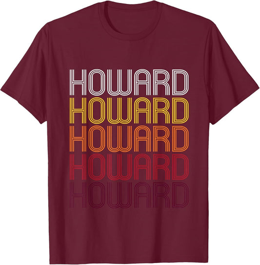 Howard Retro Wordmark Pattern - Vintage Style
