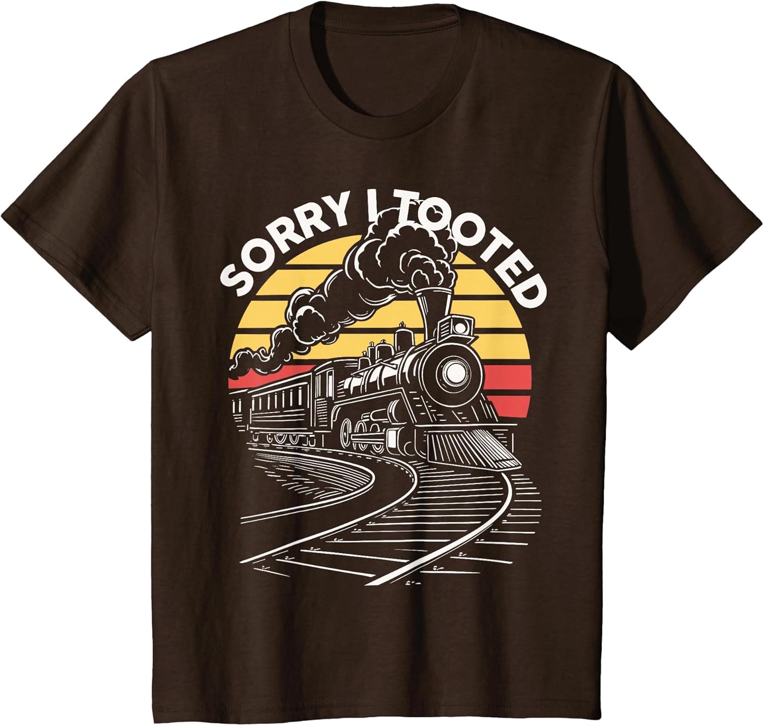 Kids Toddler Sorry I Tooted Train Locomotive Railroad Kids Boys