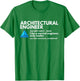 Architectural Engineer Definition Funny Engineering T Shirt