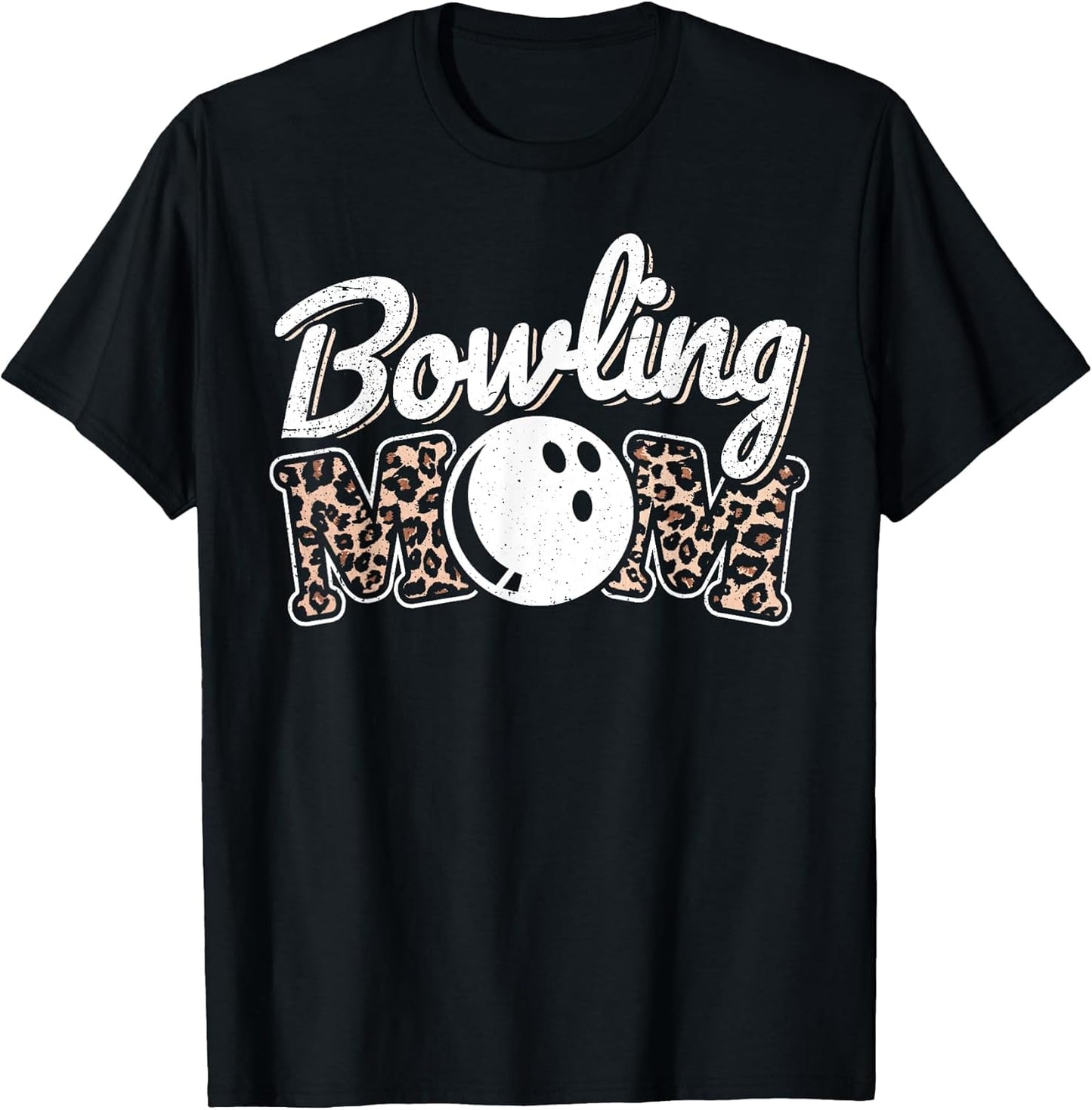 Bowling Mom Leopard Bowling Player Mother Bowler