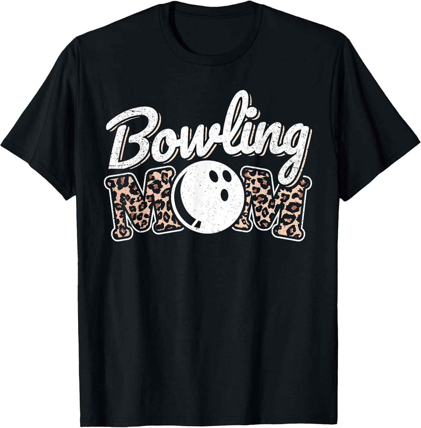 Bowling Mom Leopard Bowling Player Mother Bowler