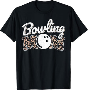 Bowling Mom Leopard Bowling Player Mother Bowler