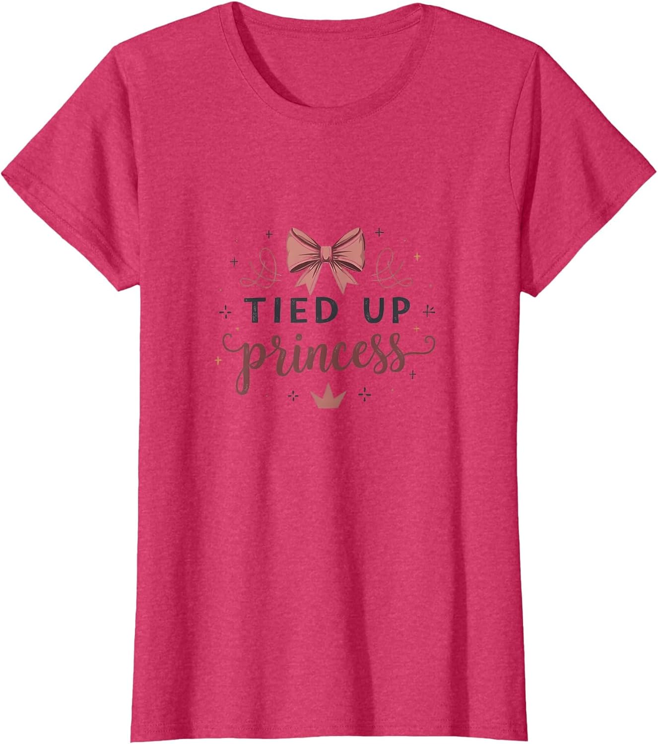Tied Up Princess Bow Tie Graphic Design