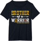 Brother of A Warrior Childhood Cancer Awareness Ribbon