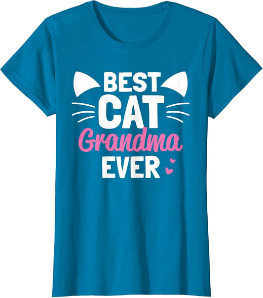 Best Cat Grandma Ever Funny Mother's Day Cat Lover