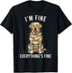 Labrador Retriever Christmas I'm Fine Everything is Fine
