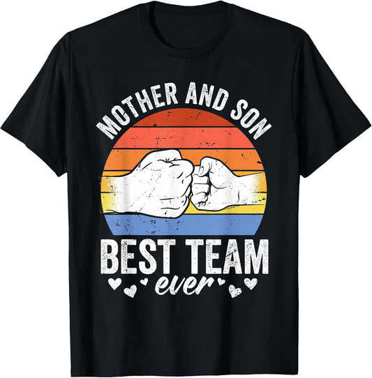 Mother & Son Best Team Ever Mom Sons Matching Mother Son