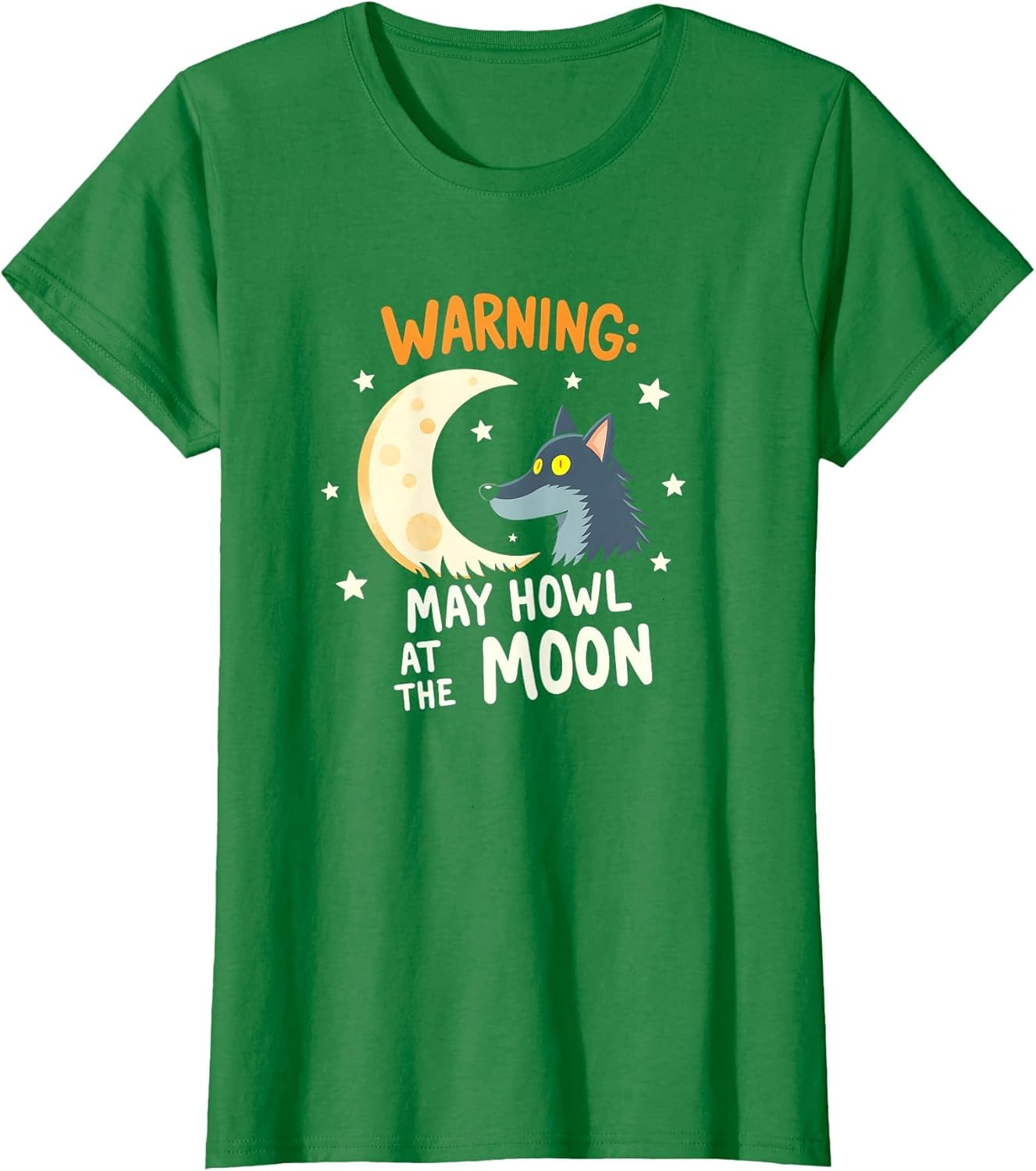 Toddler Boy Halloween Wolf Howl Moon Warning Shirt