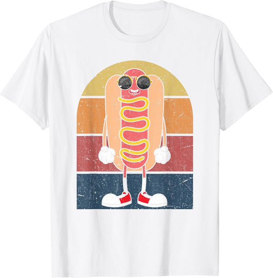 Cool Hot Dog Fast Food Sunglasses Weiner Foodie Retro Hotdog
