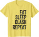 Eat Sleep Clash Repeat Kids Present Child Gamer Boys Girls