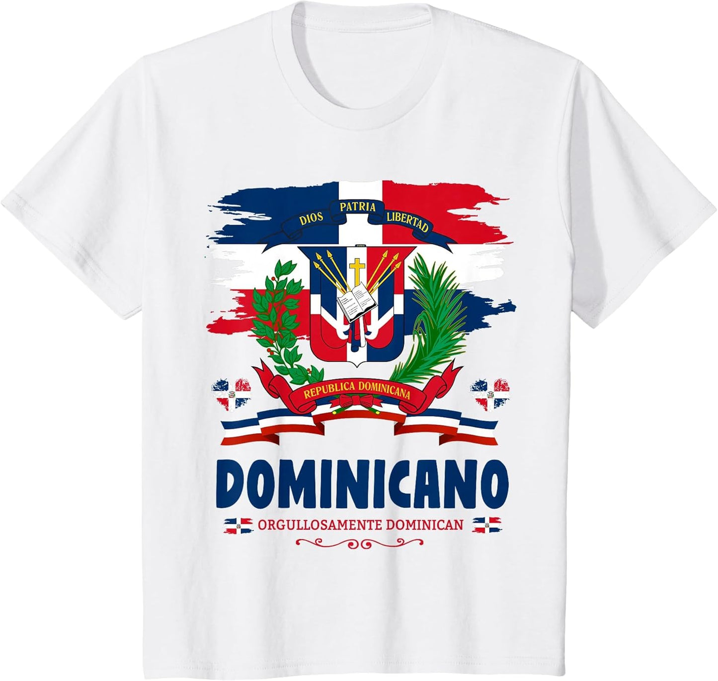 Coat of Arms Republica Dominicana for Kids & Dominican Flag