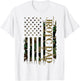 JROTC Dad United States Distressed Camo w US Flag