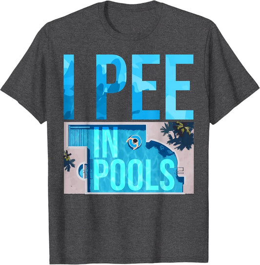 Embarrassing Pee Pools Funny Vacation Beach Lover Swimmer