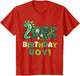 Two Rex 2nd Birthday Second Dinosaur 2 Year Old