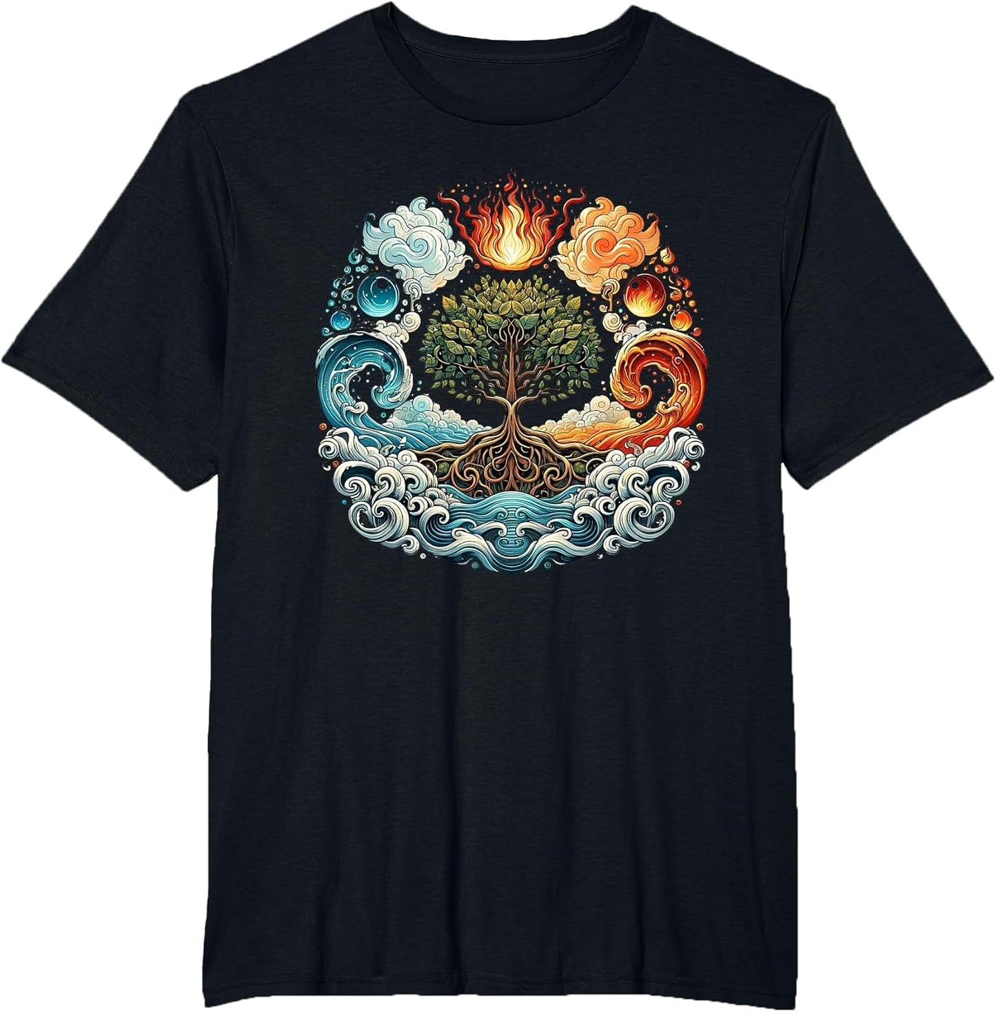 Tree of Life Spiritual Earth, Water, Fire & Air
