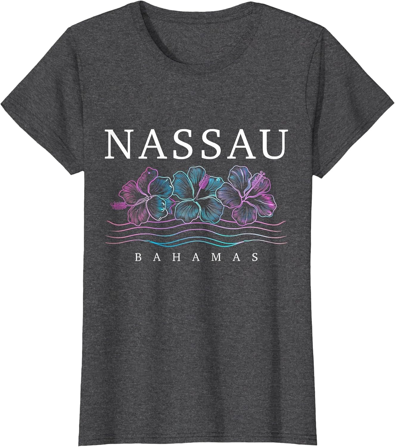 Nassau Bahamas Hibiscus Flowers Beach Surfer Souvenir