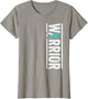 Cervical Cancer Warrior - Sideways Teal Awareness Ribbon