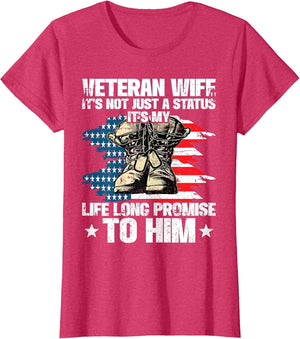 Veteran Wife It's My Life Promise to Him Husband Veteran