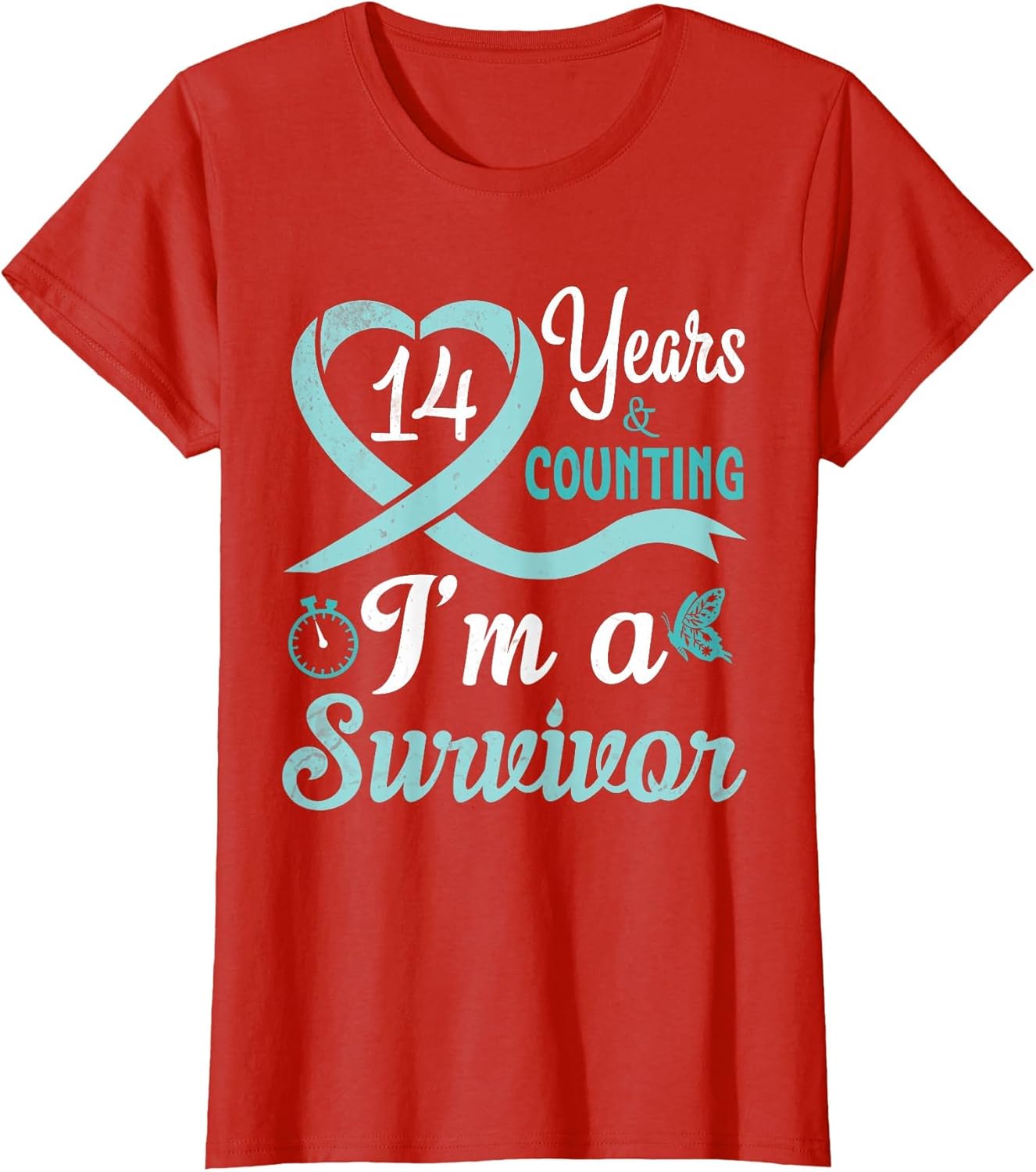 14 Years & Counting I'm A Survivor Ovarian Cancer Awareness