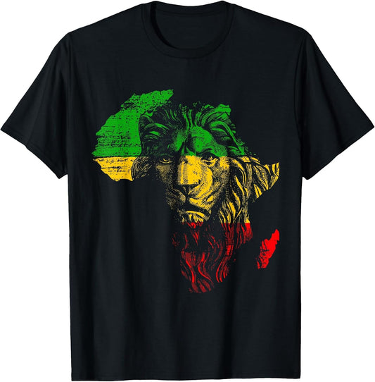Africa Map Reggae Rasta Green Yellow Red Africa Pride