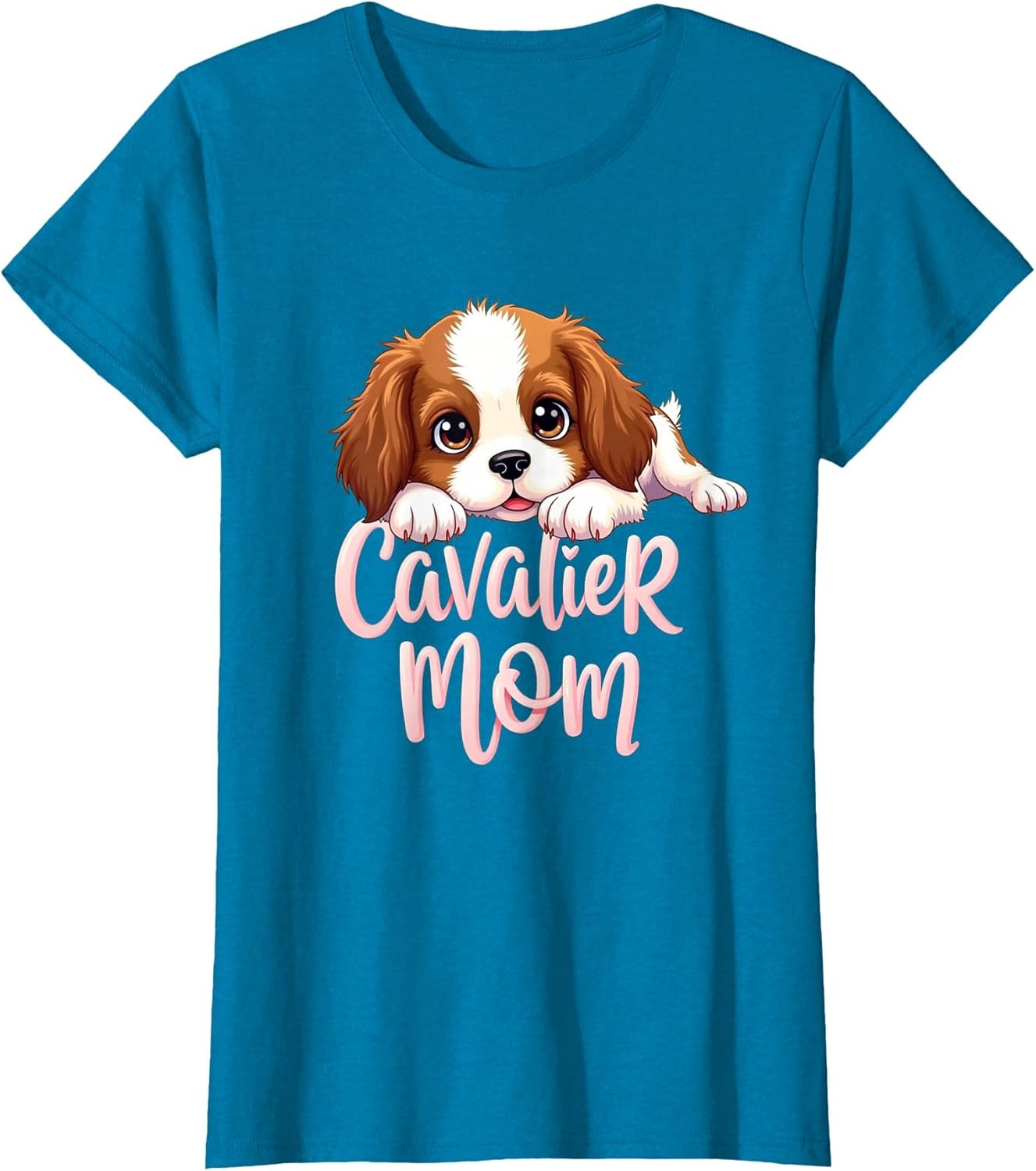 Cavalier Mom Dog King Charles Spaniel Mama Cute Puppy