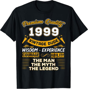 27th Birthday Gift Man Myth Legend Born in 1999 27 Yrs Old