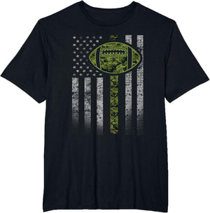Camouflage Football Flag - Military Football Green Camo