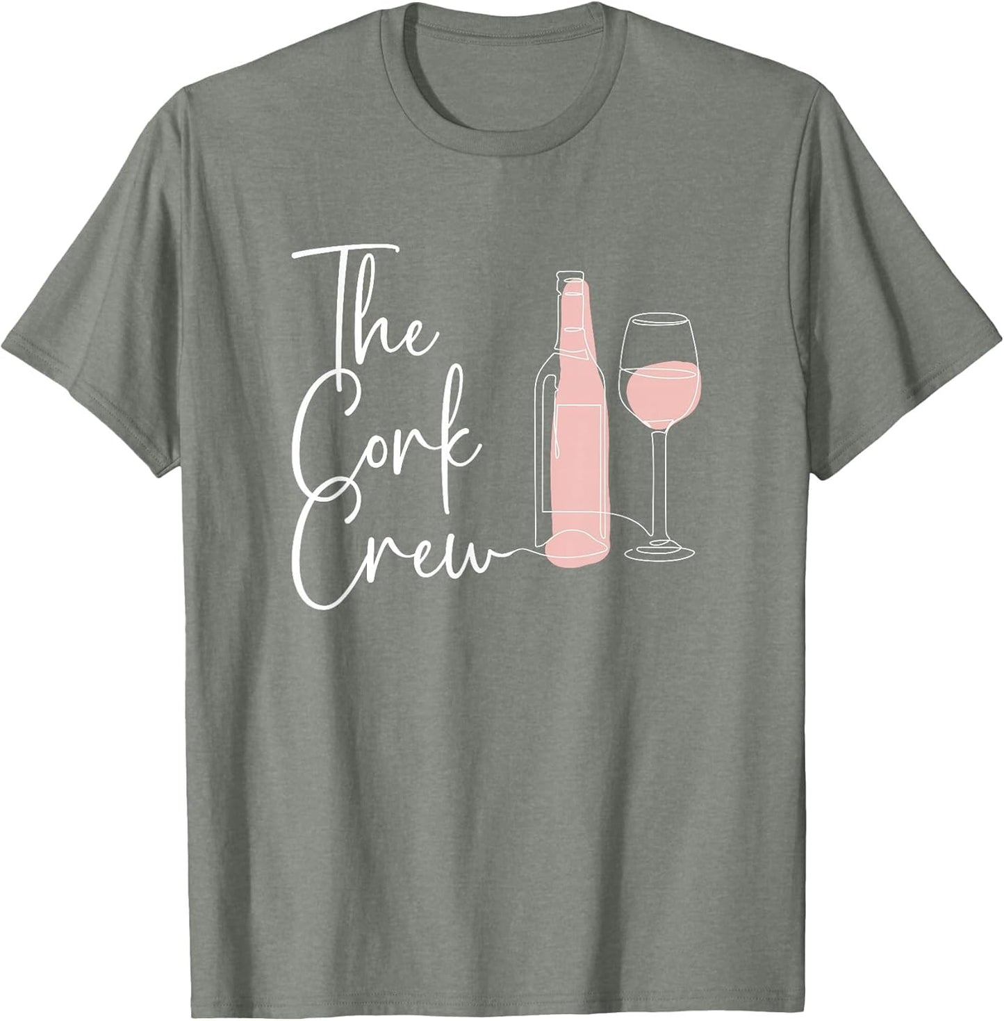 Cork Crew Funny Matching Winery Tour & Wine Party Wine Lover