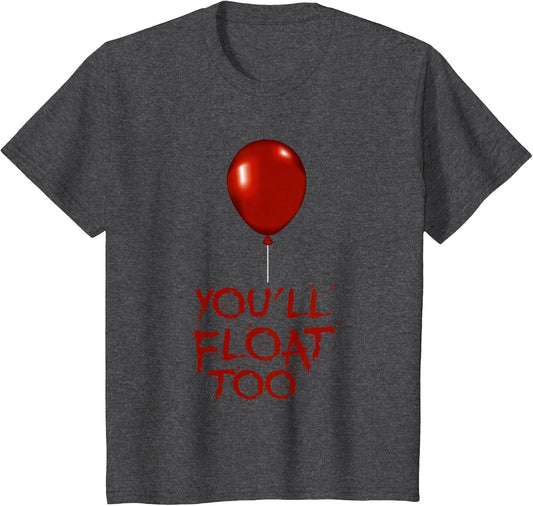 Kids You'll Float Too Costume Halloween Shirts Boys Girls