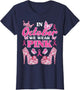 Breast Cancer High Heels October Wear Pink Girls Kids Women