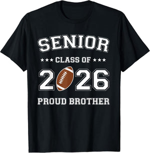 Senior Football Brother Class of 2026 Graduation Graduate