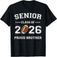 Senior Football Brother Class of 2026 Graduation Graduate