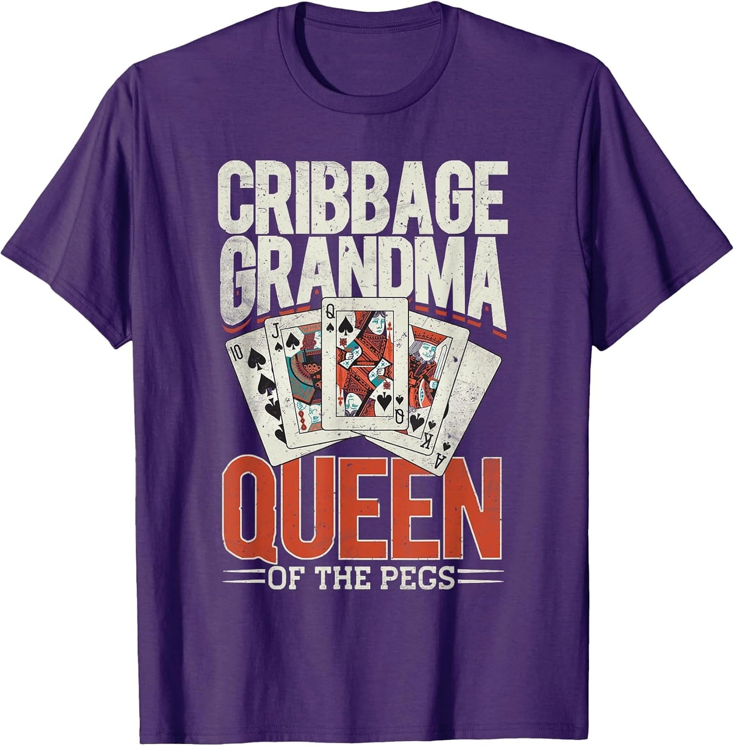 Cribbage Board Game Grandma Granny Queen Cribbage Player