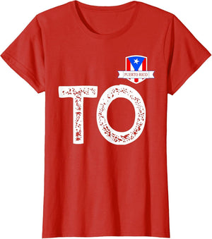 Puerto Rico Human-Flag T and O Puerto Rican
