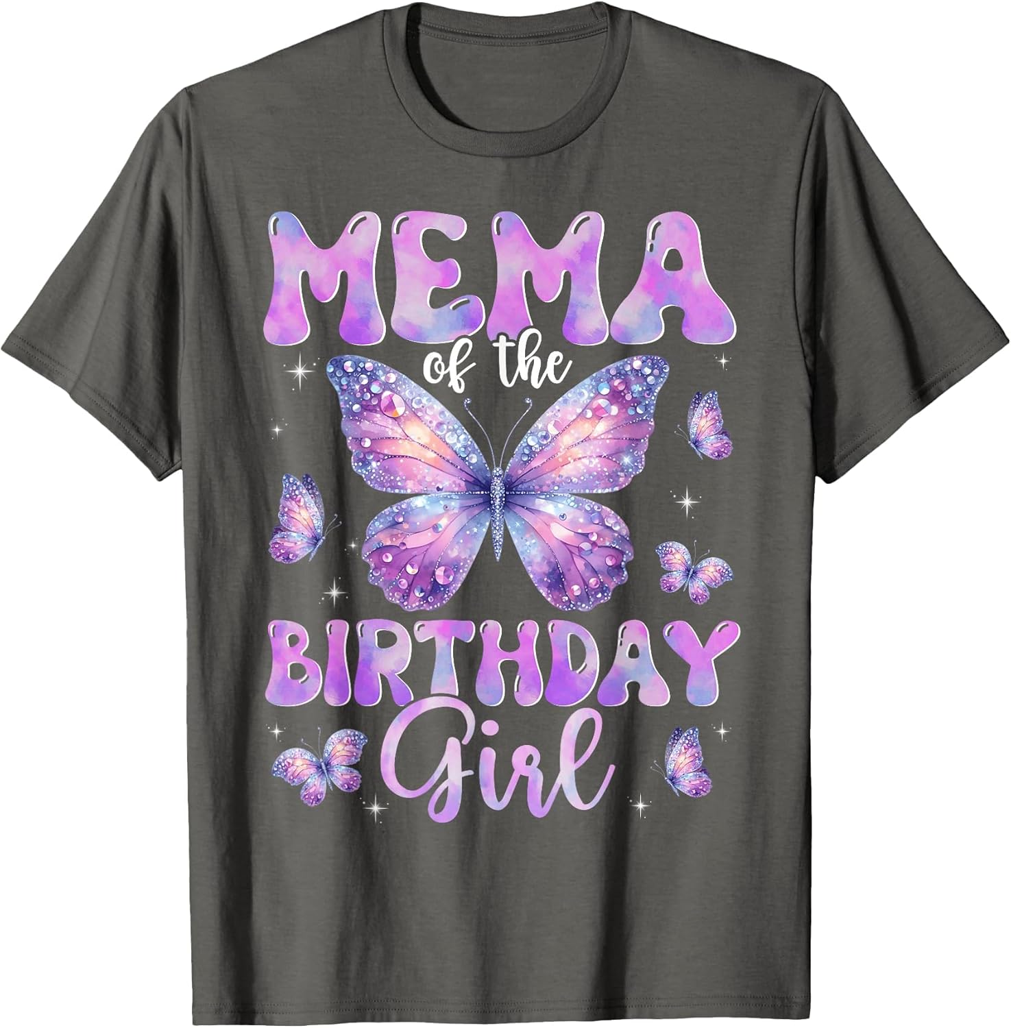 Mema of The Birthday Girl Butterfly Family Matching