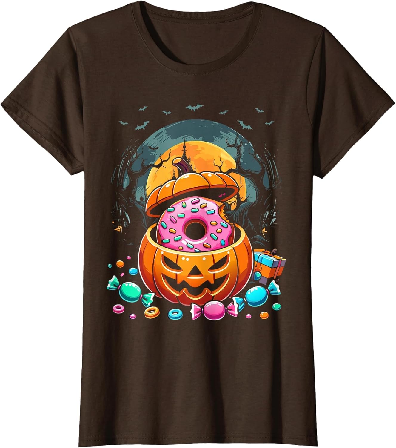 Donut Pumpkin Halloween Costume Funny Doughnut Sprinkle